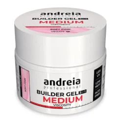 Andreia Professional Builder Gel 3 In 1 - Medium Viscosity Soft Pink 44gr