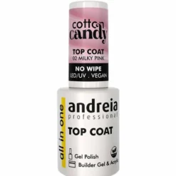 Andreia Professional Cotton Candy Top Coat - 02 Milky Pink, 10.5ml