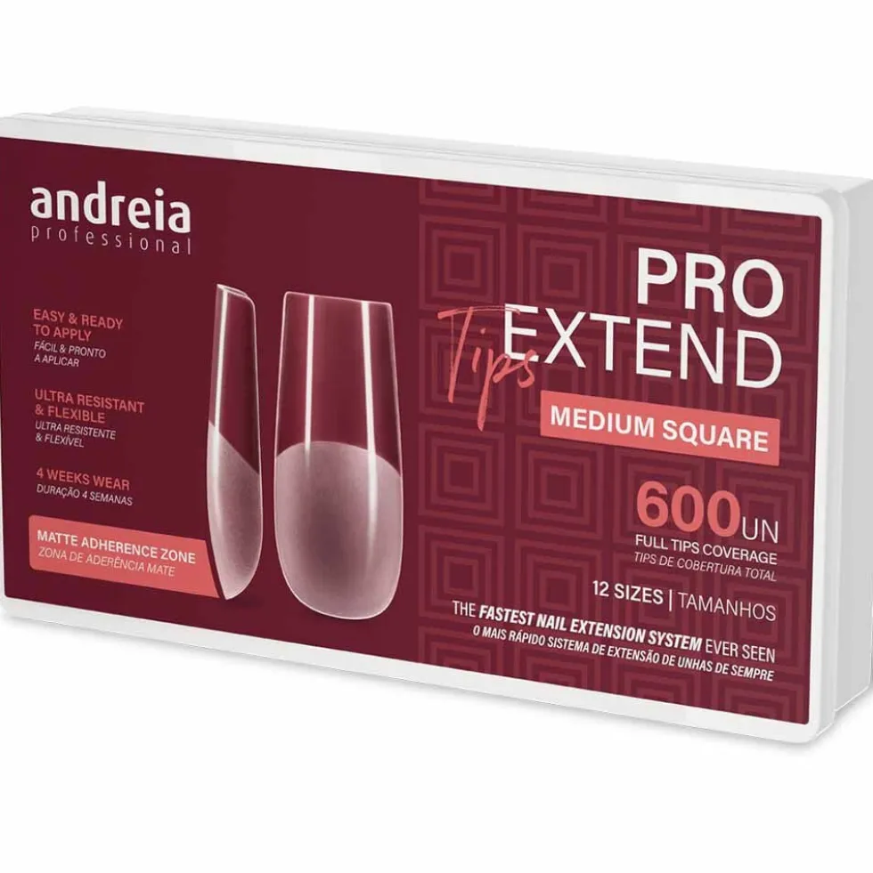 Andreia Professional Pro Extend Tips Medium Square