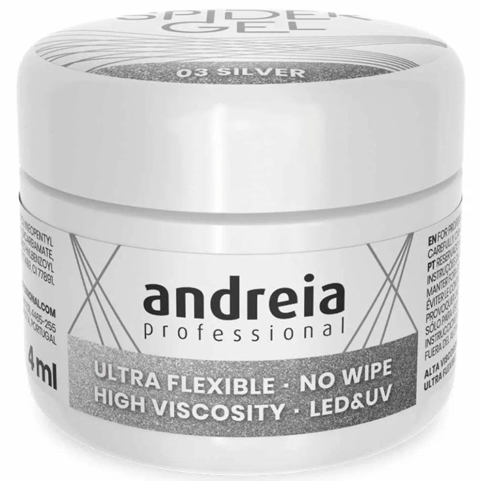 Andreia Professional Spider Gel 02 Black, 4ml
