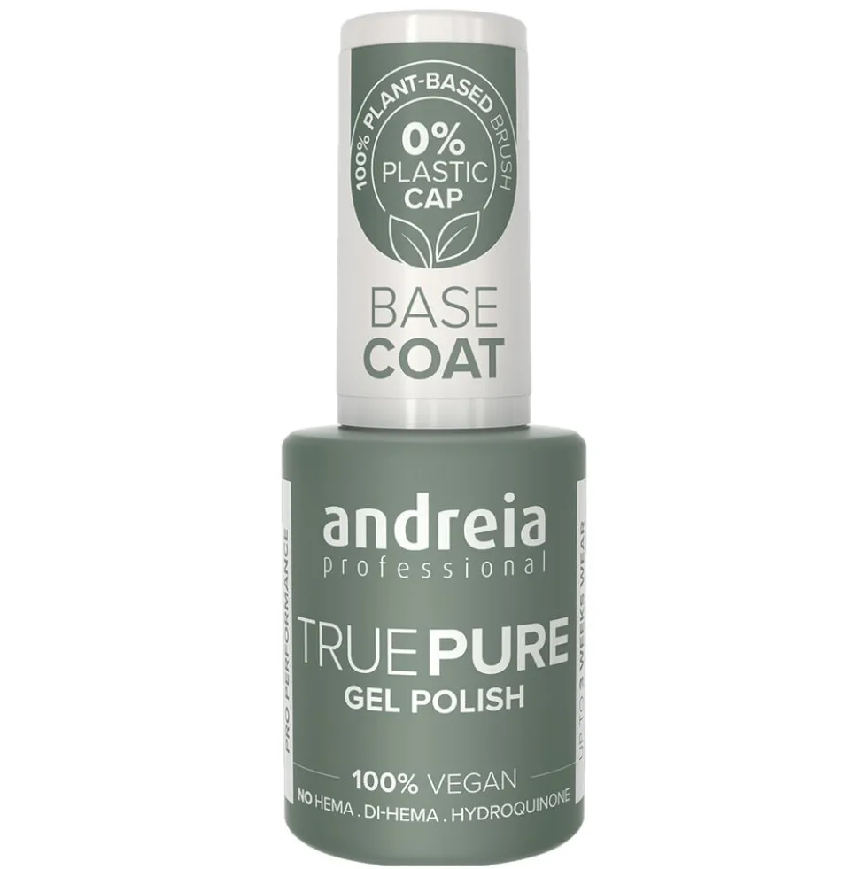 Andreia Professional True Pure Base Coat - Hema Free Gel Polish, 10.5ml