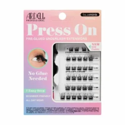 Ardell Press On Pre-Glued Underlash Extensions FauxMink Natural, 30 ct