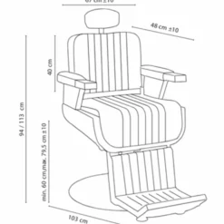 Barburys Barber Chair Jethro Black