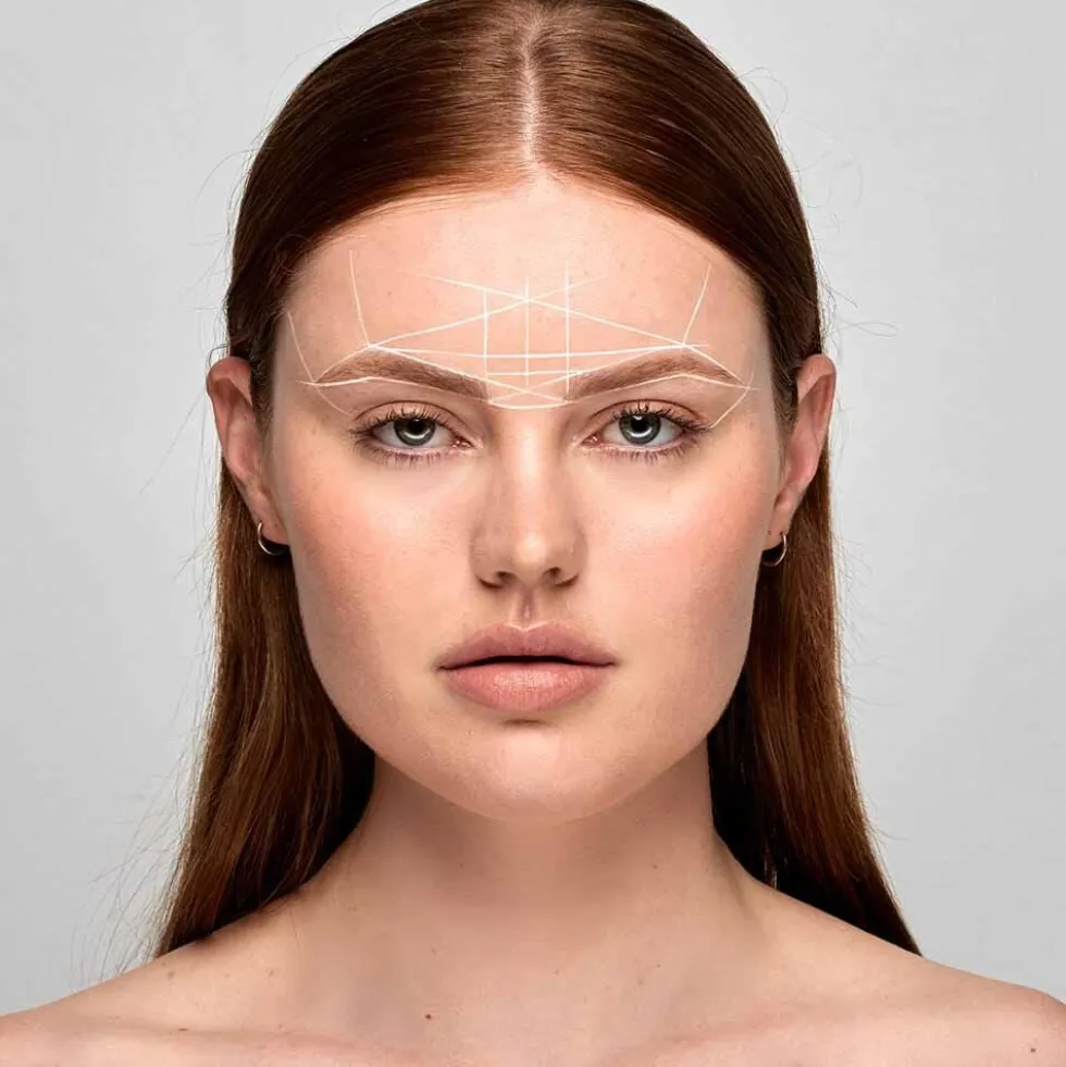 Brow Code Charcoal Mapping Thread - White 30m