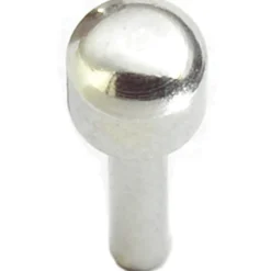 Caflon Mini Plain Silver Piercing Stud 1 pair