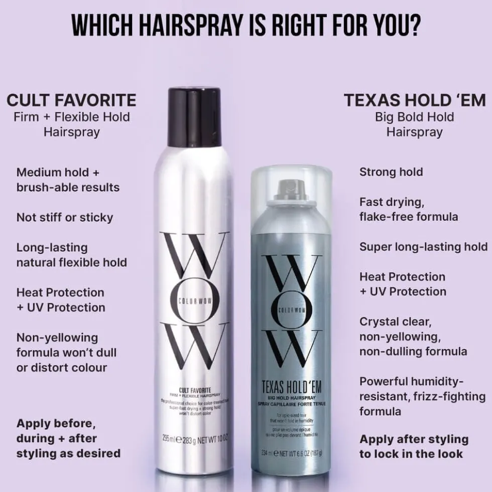 Color Wow Texas Hold 'em Big Hold Hairspray 234ml