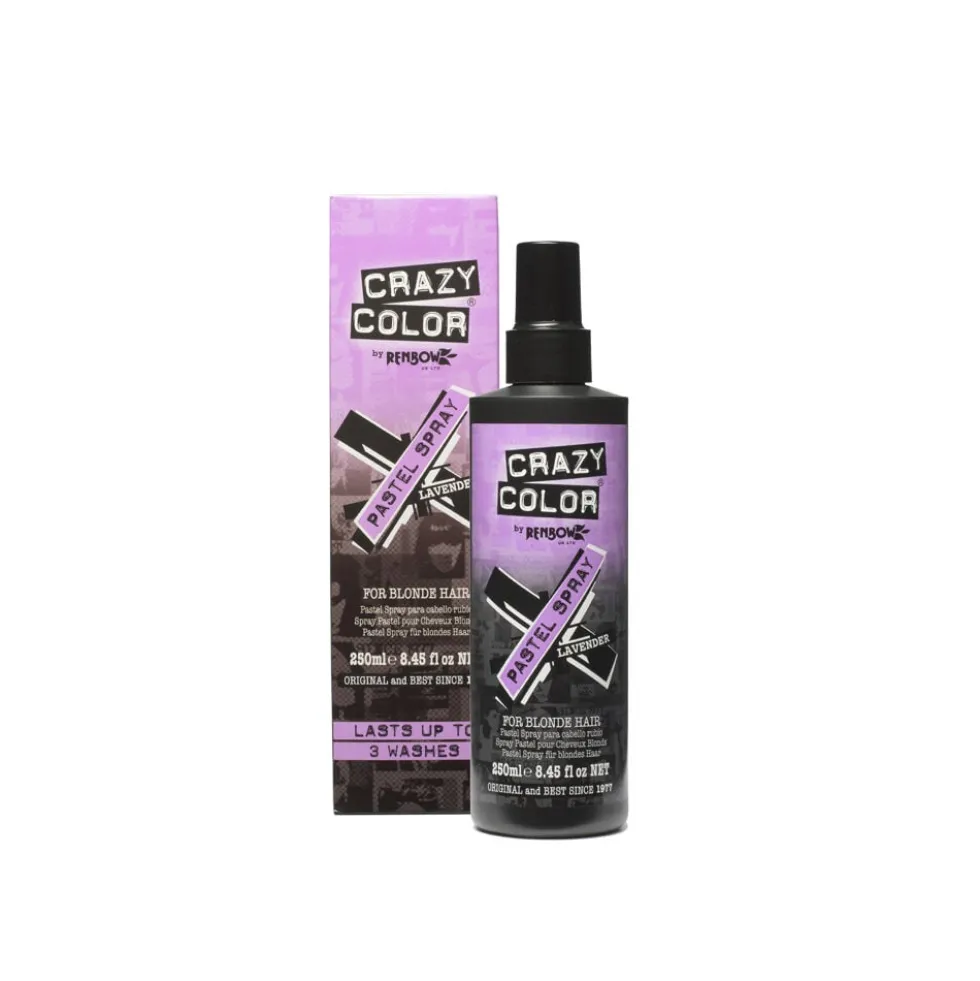 Crazy Color Pastel Spray Temporary Hair Colour -Lavender 250ml