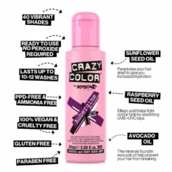 Crazy Color Semi Permanent Hair Colour Cream - Pinkissimo 100ml