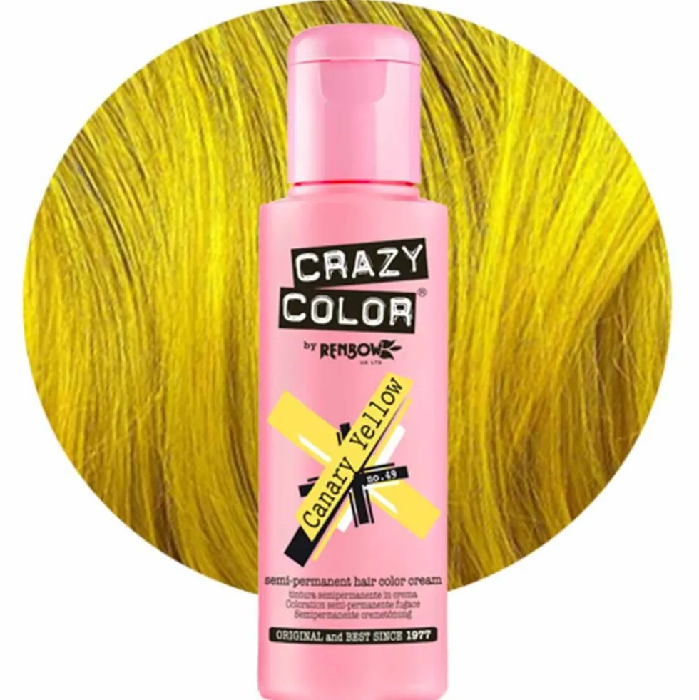 Crazy Color Semi Permanent Hair Colour Cream - Anarchy UV 100ml