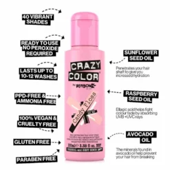 Crazy Color Semi Permanent Hair Colour Cream - Anarchy UV 100ml