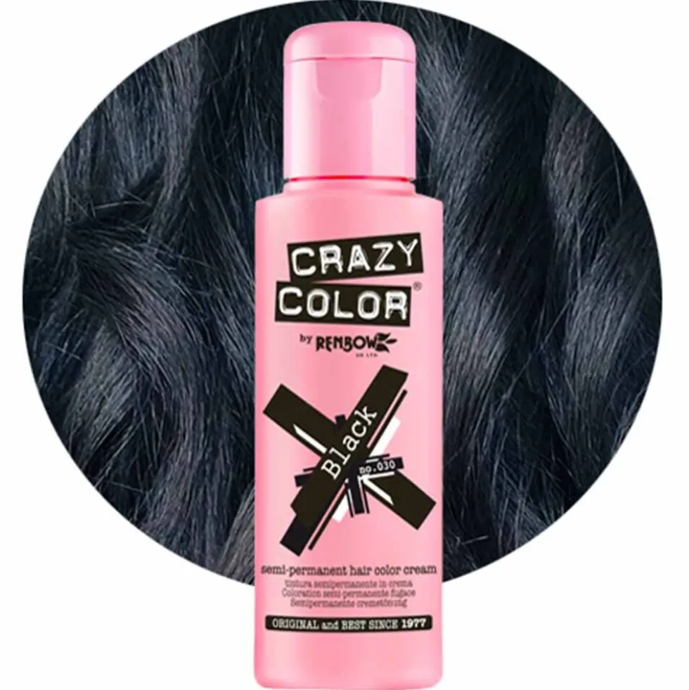 Crazy Color Semi Permanent Hair Colour Cream - Anarchy UV 100ml
