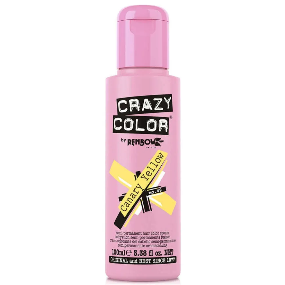 Crazy Color Semi Permanent Hair Colour Cream - Anarchy UV 100ml