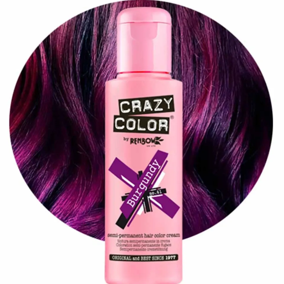 Crazy Color Semi Permanent Hair Colour Cream - Anarchy UV 100ml