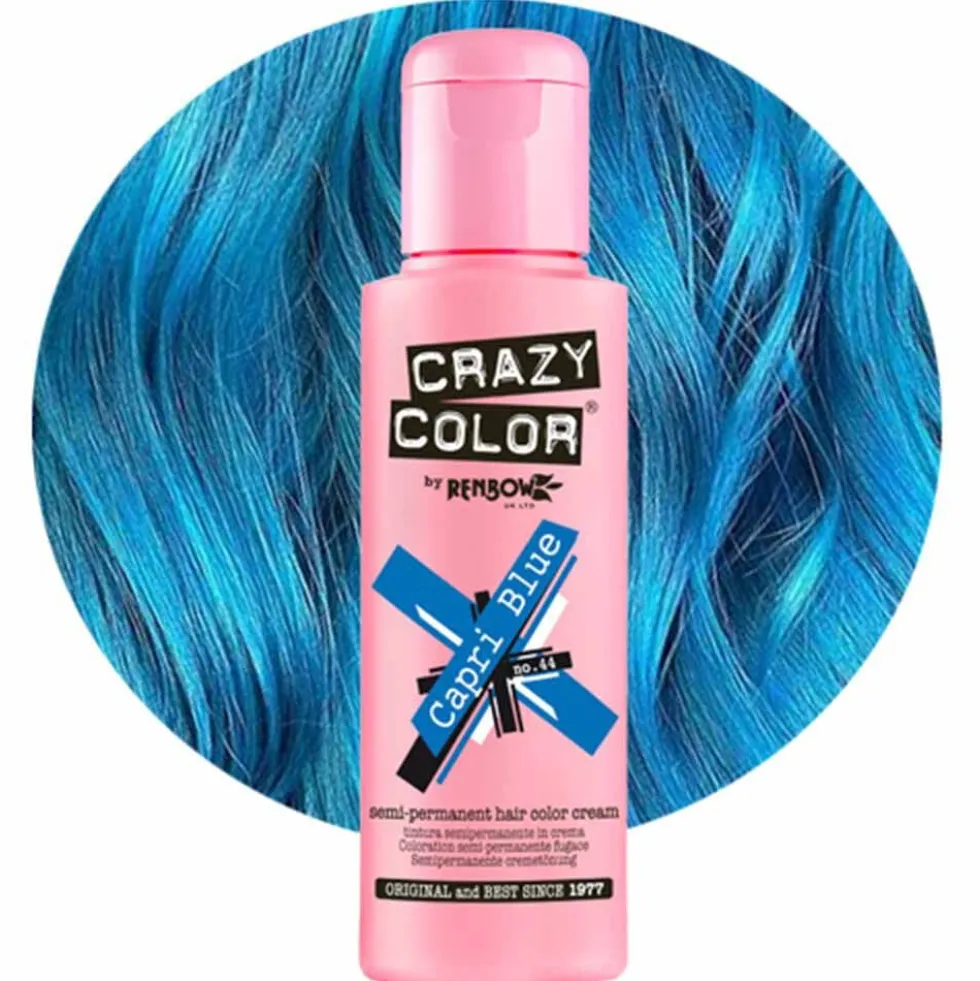 Crazy Color Semi Permanent Hair Colour Cream - Anarchy UV 100ml