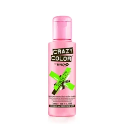 Crazy Color Semi Permanent Hair Colour Cream - Toxic UV 100ml