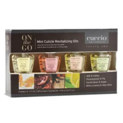Cuccio Naturale On The Go Mini Cuticle Revitalising Oils, 4 x 3.7ml