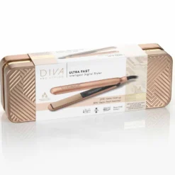 Diva Professional Styling Ultra Fast, Intelligent Digital Styler Rose Gold Edition