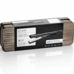 Diva Professional Styling Ultra Fast, Titanium Styler Black Edition