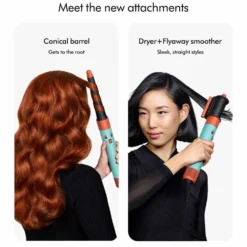 Dyson Airwrap i.d.™ Multi-styler and Dryer, Straight+Wavy Hair - Ceramic Patina and Topaz