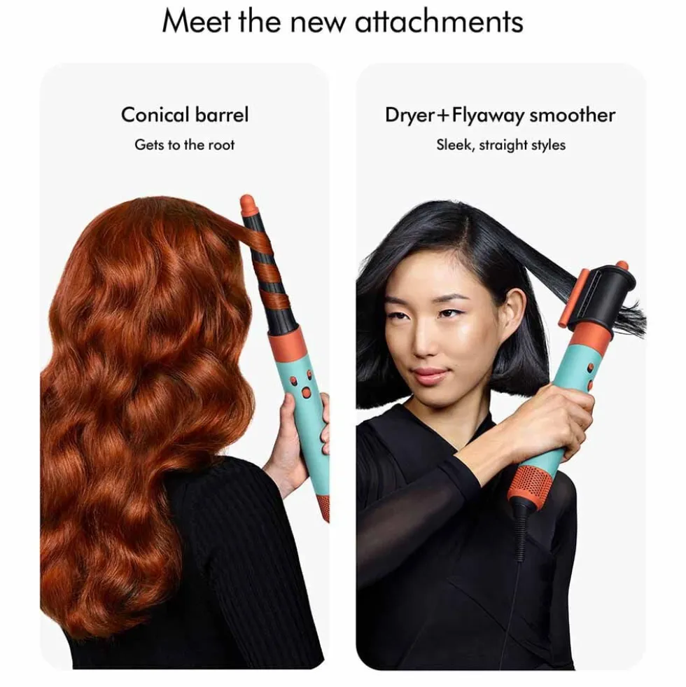 Dyson Airwrap i.d.™ Multi-styler and Dryer, Straight+Wavy Hair - Ceramic Patina and Topaz