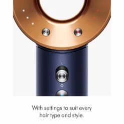Dyson Supersonic™ Hair Dryer Straight and Wavy - Prussian Blue and Rich Copper