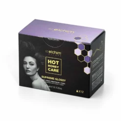 Elchim Hot Honey Care Ant-Frizz Supreme Glossy Anti-Frizz Hair Treatment, Pack of 12