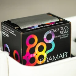 Framar Star Struck Silver Medium Embossed Hair Foil Roll 320ft