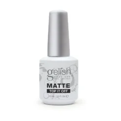 Gelish Soak Off Gel Polish Matte Top It Off Top Coat 15ml