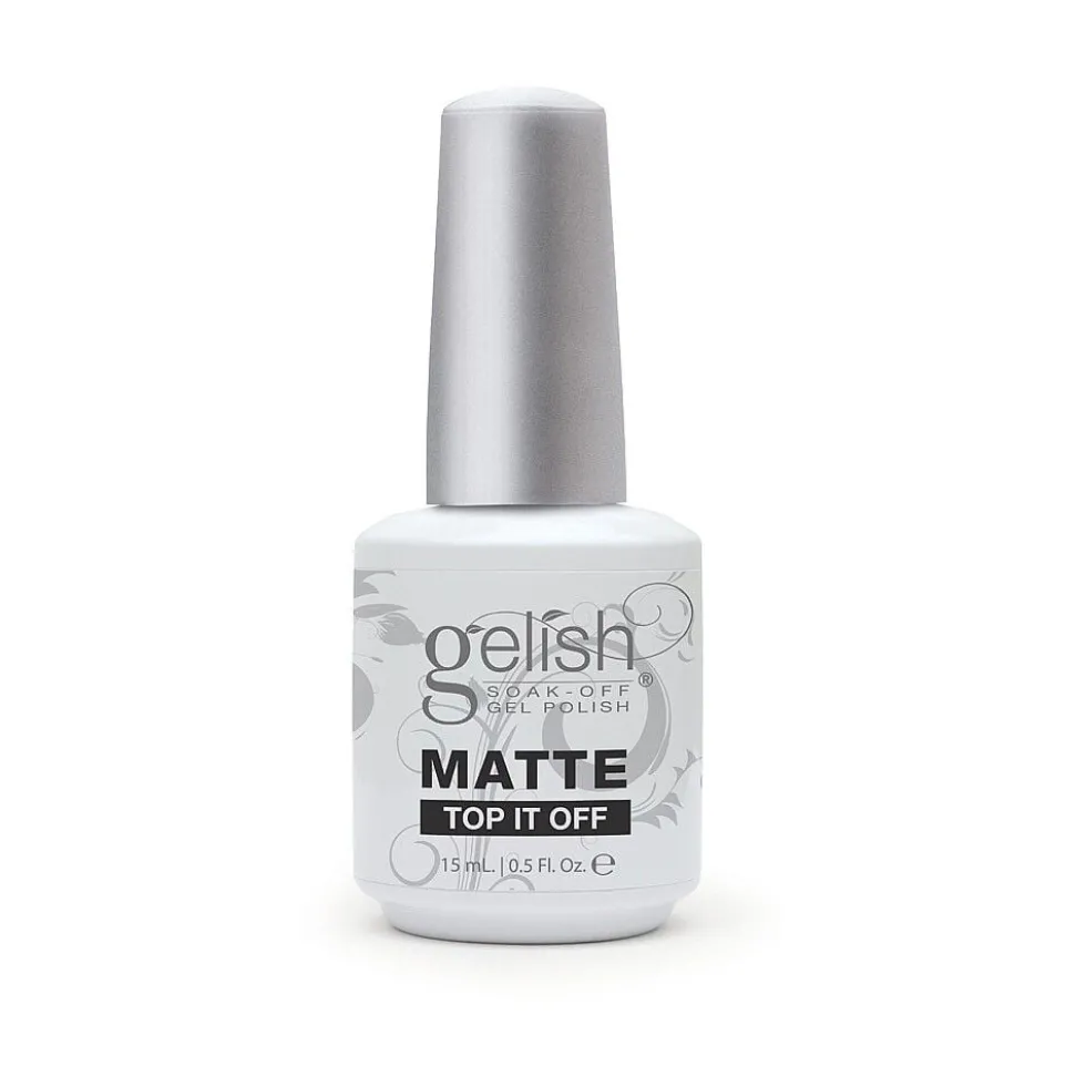 Gelish Soak Off Gel Polish Matte Top It Off Top Coat 15ml
