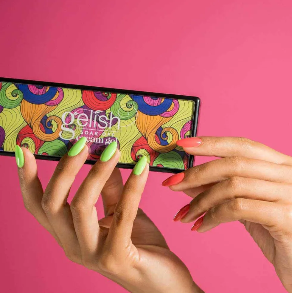 Gelish Solid Cream Gel 6 Piece Palette - Neon & On & On