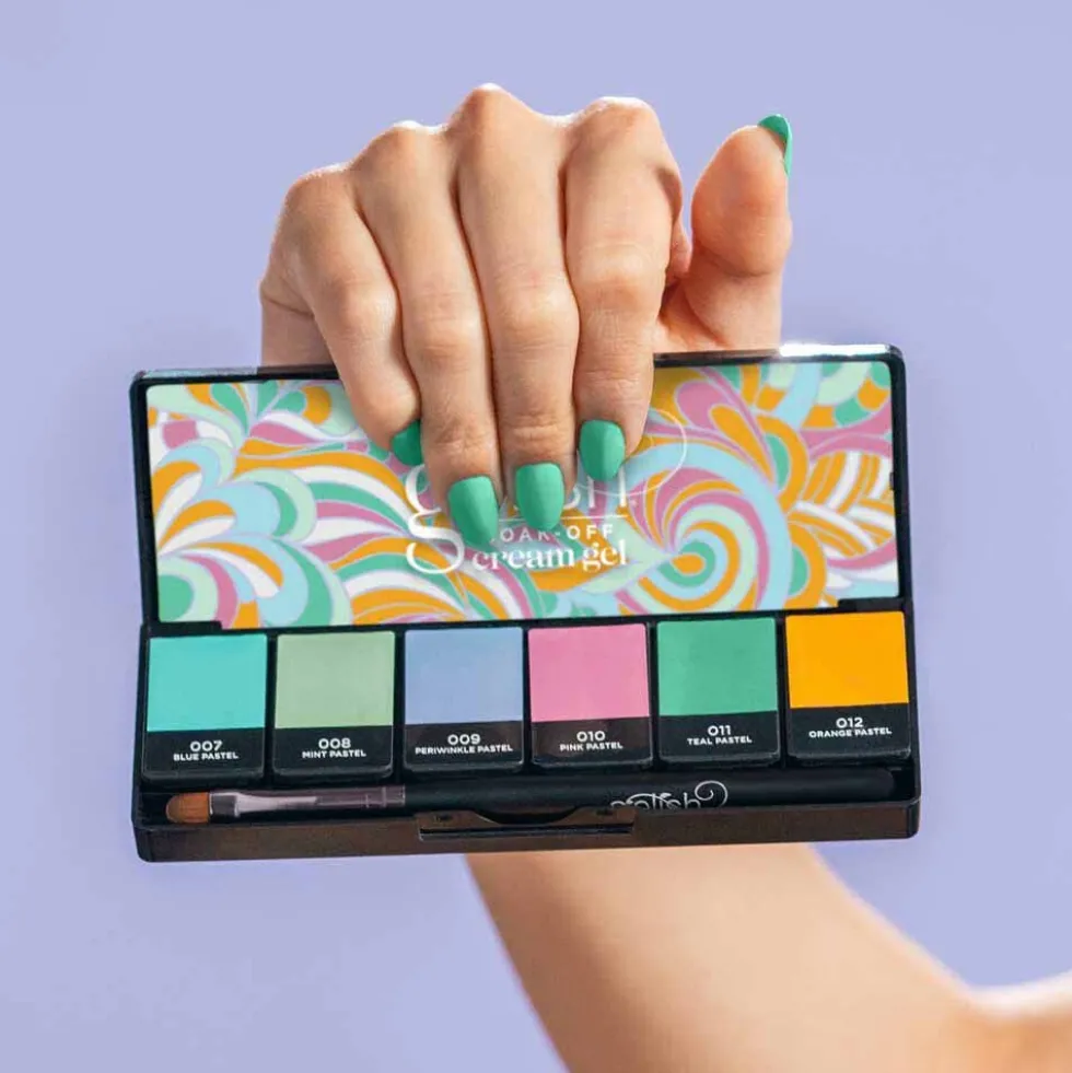 Gelish Solid Cream Gel 6 Piece Palette - Pretty Pastels