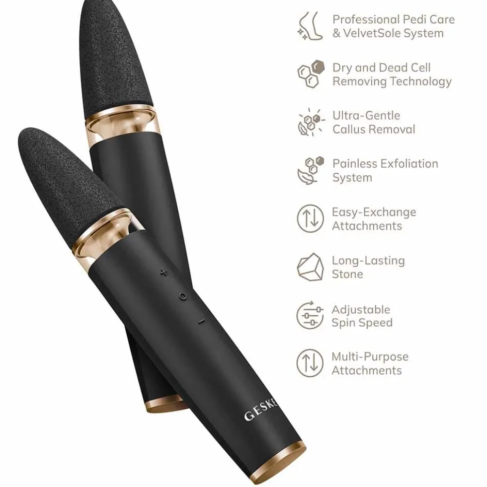 GESKE Electric Pumice Foot Smoothing Multi-Pen | 8 in 1