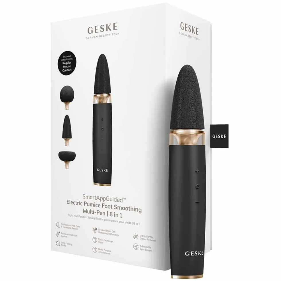 GESKE Electric Pumice Foot Smoothing Multi-Pen | 8 in 1