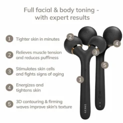 GESKE Sonic Facial & Body Roller | 4 in 1