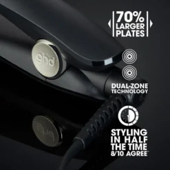 ghd Max Gold Styler Hair Straightener, Professional Use