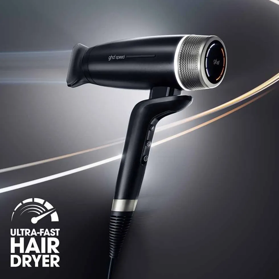 ghd Speed Professional Use Dual Air-flow Hairdryer in Black