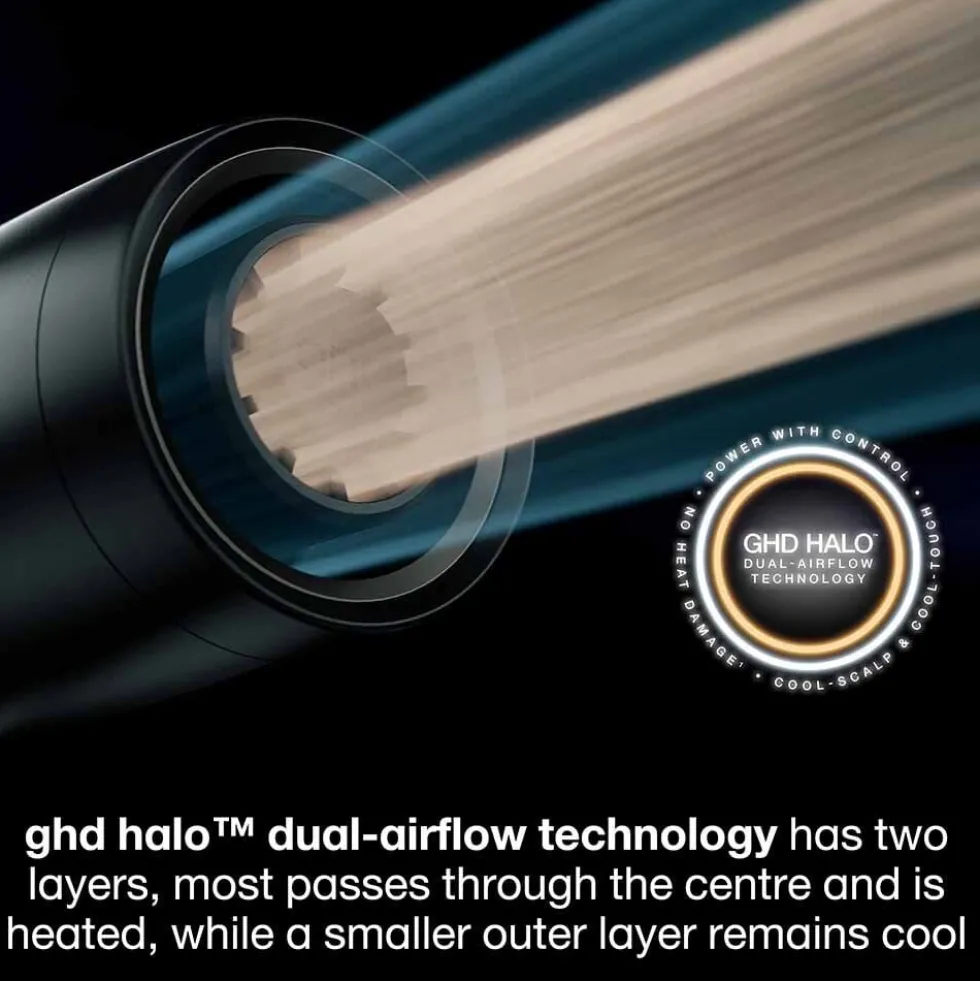 ghd Speed Professional Use Dual Air-flow Hairdryer in Black
