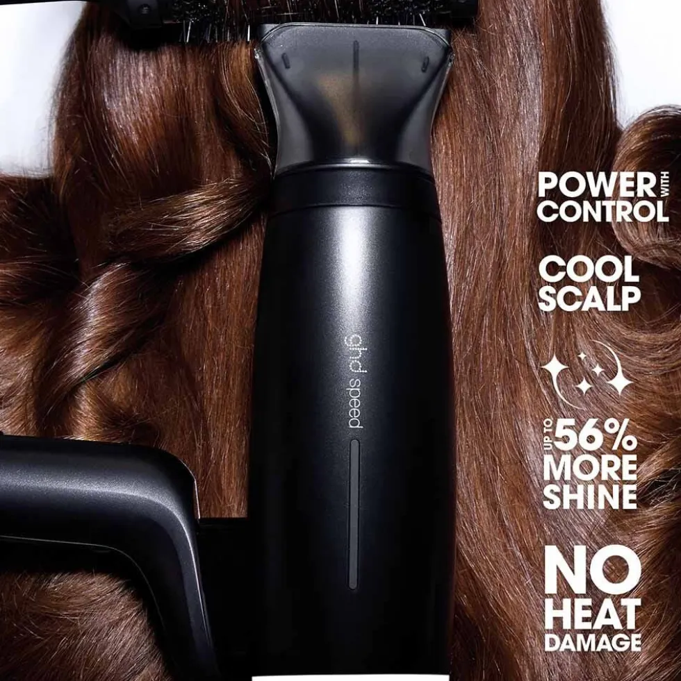 ghd Speed Professional Use Dual Air-flow Hairdryer in Black
