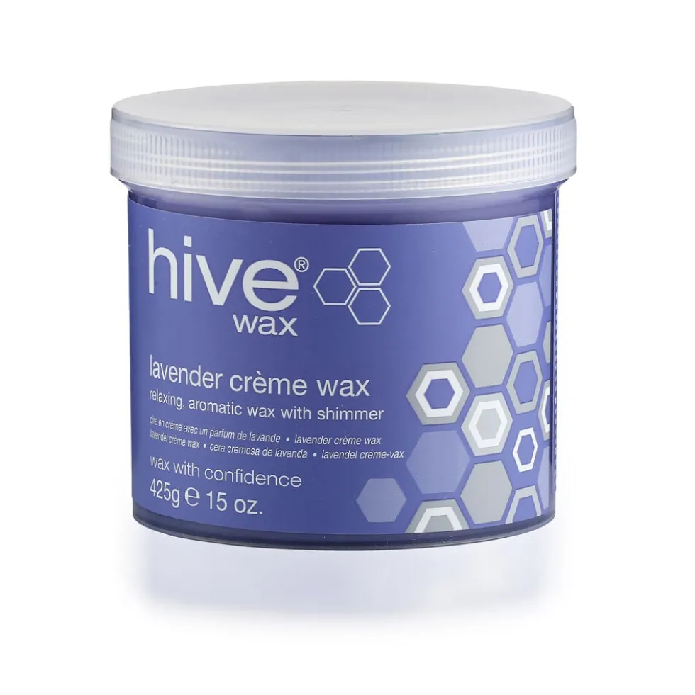 Hive of Beauty Lavender Shimmer Crème Wax 425g