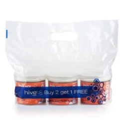 Hive of Beauty Options Warm Honey Wax Pots, 3 x 425g