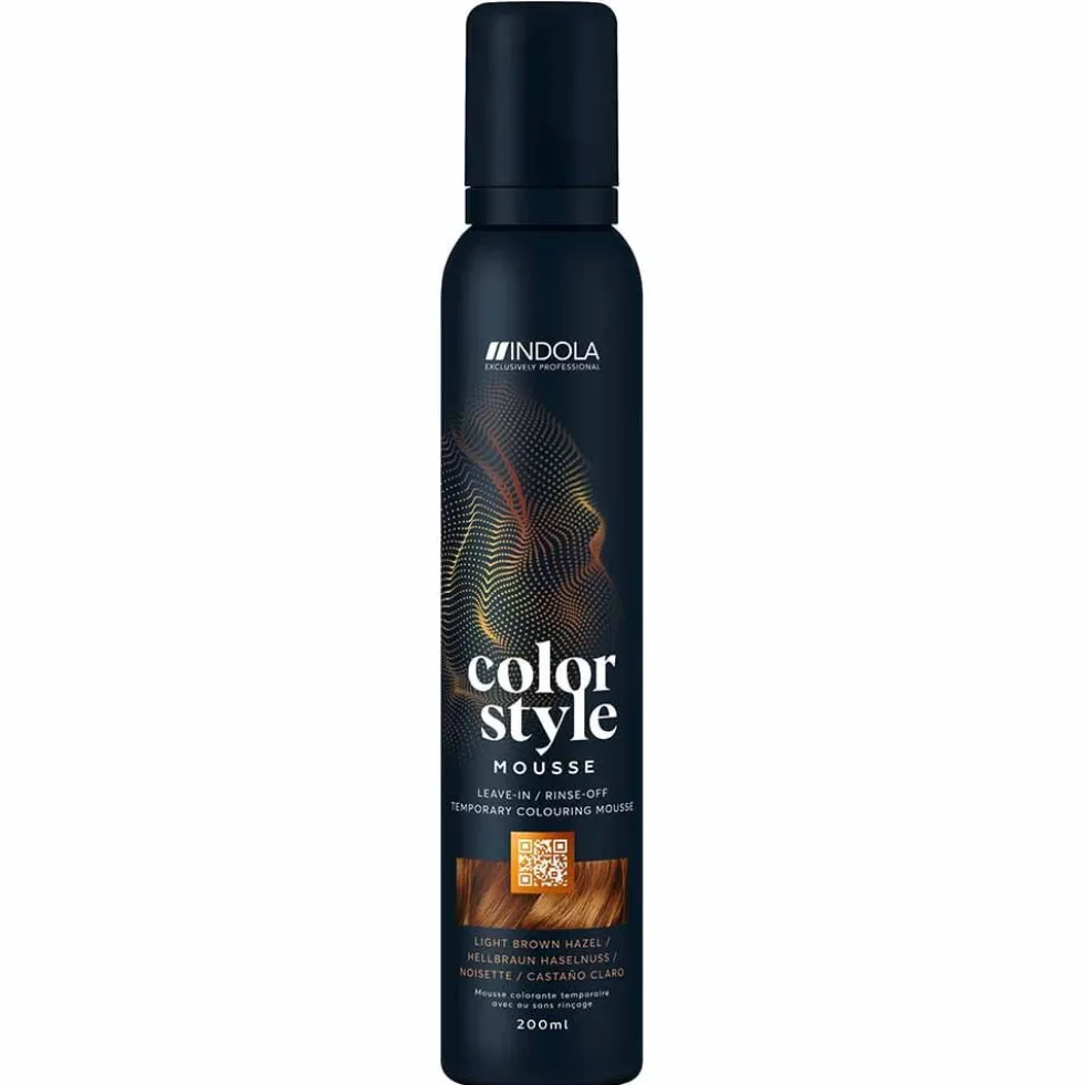 Indola Color Style Mousse Temporary Hair Colour - Silver 200ml