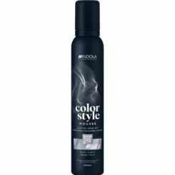 Indola Color Style Mousse Temporary Hair Colour - Silver 200ml