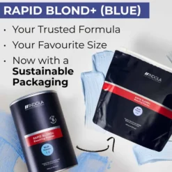 Indola Rapid Blonde Bleaching Powder, Blue 450g