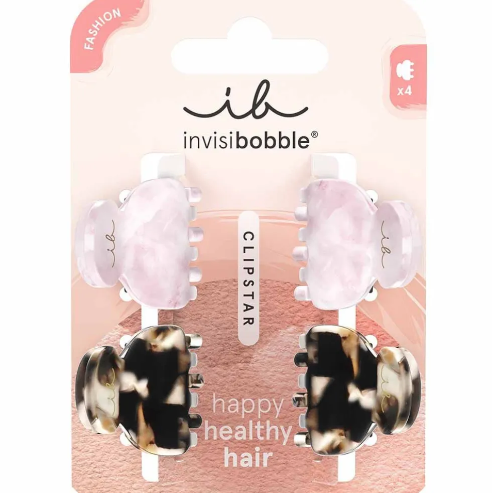 Invisibobble Clipstar Petit Love, Pack of 4