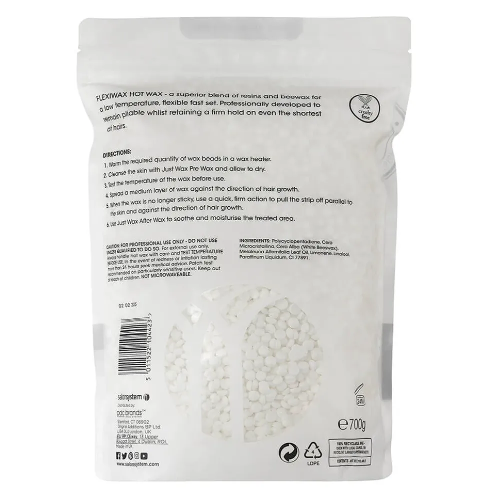 Just Wax Flexiwax Tea Tree Stripless Hot Wax Beads 700g