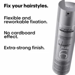 L'Oréal Professionnel Infinium Pure Extra Strong Hair Spray 300ml