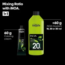 L'Oréal Professionnel INOA Permanent Hair Colour - 6 Dark Blonde 60ml