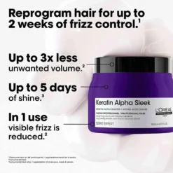 L'Oréal Professionnel Serie Expert Keratin Alpha Sleek Mask 500ml