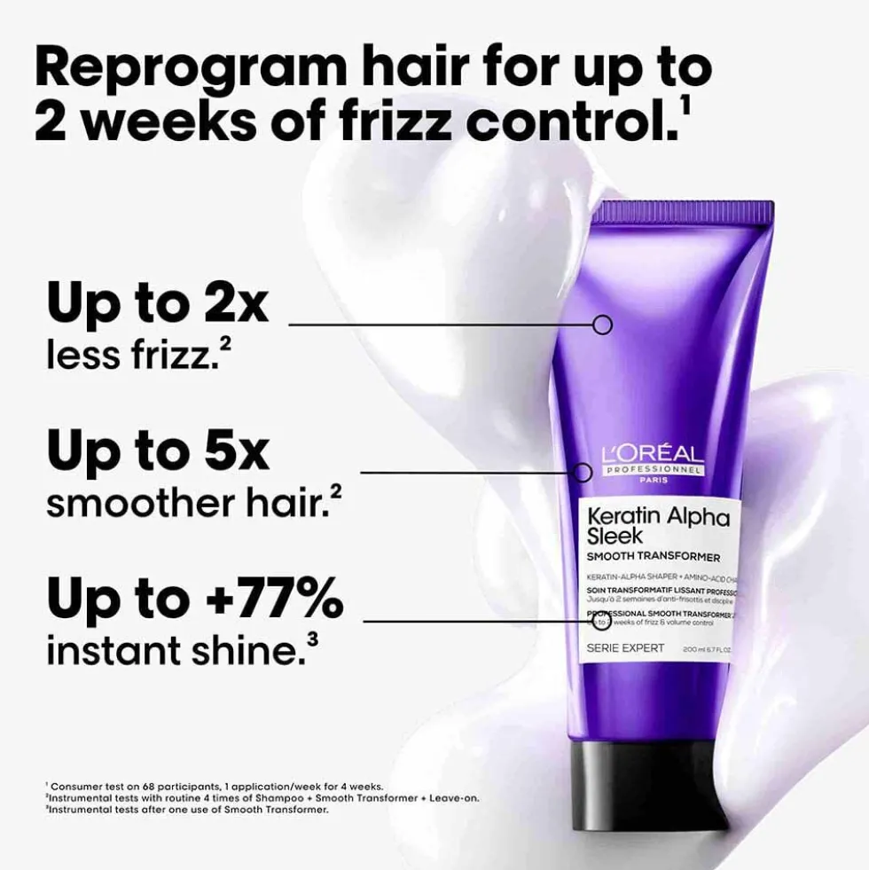 L'Oréal Professionnel Serie Expert Keratin Alpha Sleek Smooth Transformer 200ml