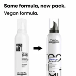 LOreal Professionnel Tecni.Art Full Volume Extra Strong Hold Mousse, 250ml